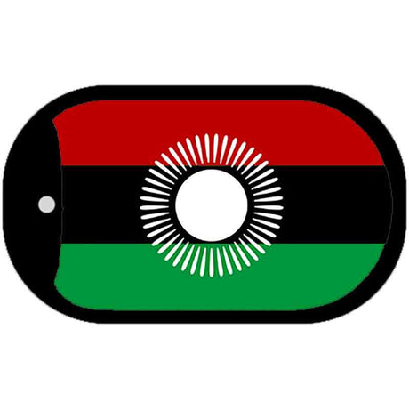 Malawi Flag Metal Novelty Dog Tag Necklace DT-4089