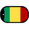 Mali Flag Metal Novelty Dog Tag Necklace DT-4092