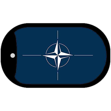 Nato Flag Metal Novelty Dog Tag Necklace DT-4105