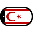 Northern Cyprus Flag Metal Novelty Dog Tag Necklace DT-4114