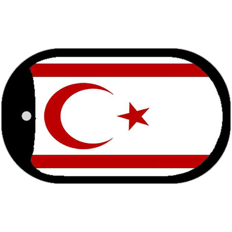 Northern Cyprus Flag Metal Novelty Dog Tag Necklace DT-4114