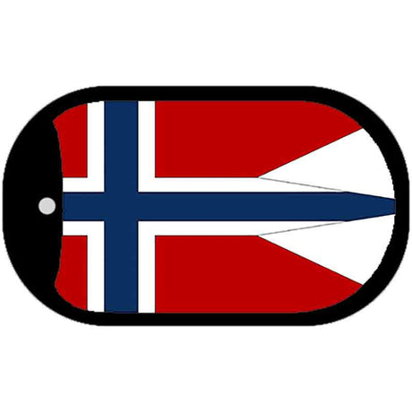 Norway-NS Flag Metal Novelty Dog Tag Necklace DT-4117