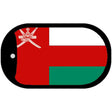 Oman Flag Metal Novelty Dog Tag Necklace DT-4119