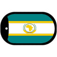 Organization African Unity Flag Metal Novelty Dog Tag Necklace DT-4120