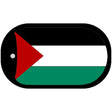 Palestine Flag Metal Novelty Dog Tag Necklace DT-4123