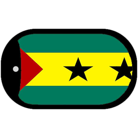 Sao Tome & Principe Flag Metal Novelty Dog Tag Necklace DT-4134