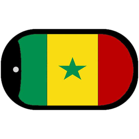 Senegal Flag Metal Novelty Dog Tag Necklace DT-4137