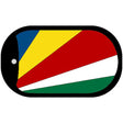 Seychelles Flag Metal Novelty Dog Tag Necklace DT-4138