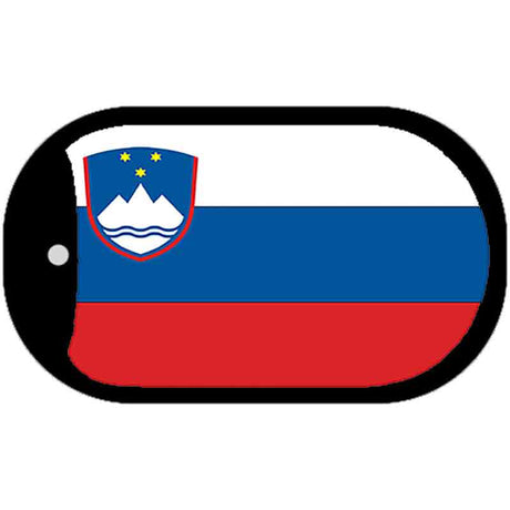 Slovenia Flag Metal Novelty Dog Tag Necklace DT-4142