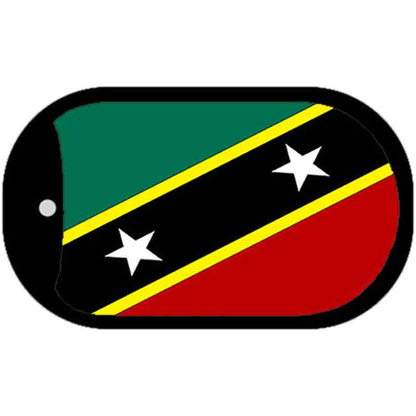 St Kitts-Nevis Flag Metal Novelty Dog Tag Necklace DT-4149