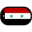 Syria Flag Metal Novelty Dog Tag Necklace DT-4156