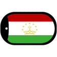 Tajikistan Flag Metal Novelty Dog Tag Necklace DT-4158