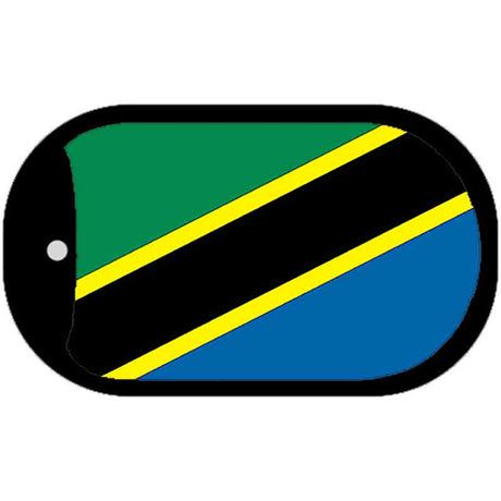 Tanzania Flag Metal Novelty Dog Tag Necklace DT-4159