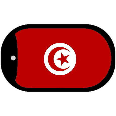 Tunisia Flag Metal Novelty Dog Tag Necklace DT-4162