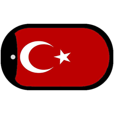 Turkey Flag Metal Novelty Dog Tag Necklace DT-4163