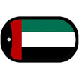 United Arab Emirates Flag Metal Novelty Dog Tag Necklace DT-4169