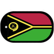 Vanuatu Flag Metal Novelty Dog Tag Necklace DT-4173