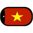 Vietnam Flag Metal Novelty Dog Tag Necklace DT-4175