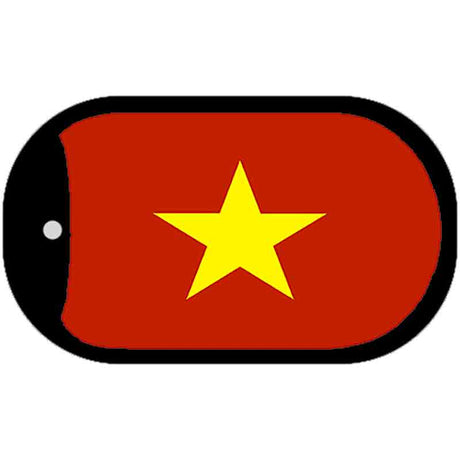 Vietnam Flag Metal Novelty Dog Tag Necklace DT-4175