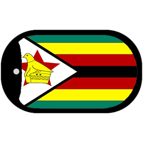 Zimbabwe Flag Metal Novelty Dog Tag Necklace DT-4180