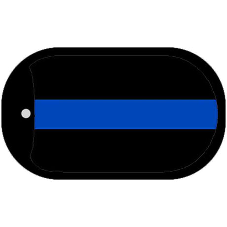 Thin Blue Line Police Novelty Dog Tag Necklace DT-4183