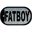 Fatboy Diamond Novelty Metal Dog Tag Necklace DT-4203