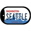 Seattle Washington Novelty Metal Dog Tag Necklace DT-4205