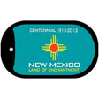 New Mexico State Blank Novelty Metal Dog Tag Necklace DT-4214