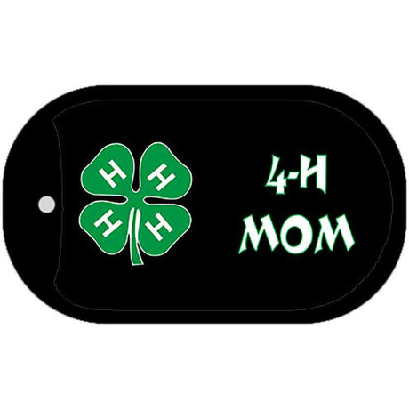 4-H Mom Novelty Metal Dog Tag Necklace DT-4227