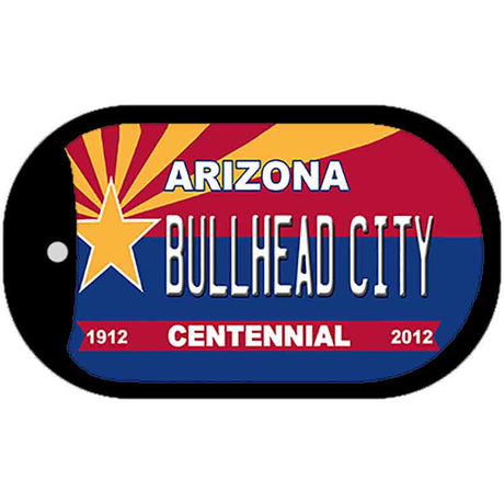 Bullhead City Arizona Centennial Novelty Metal Dog Tag Necklace DT-4261