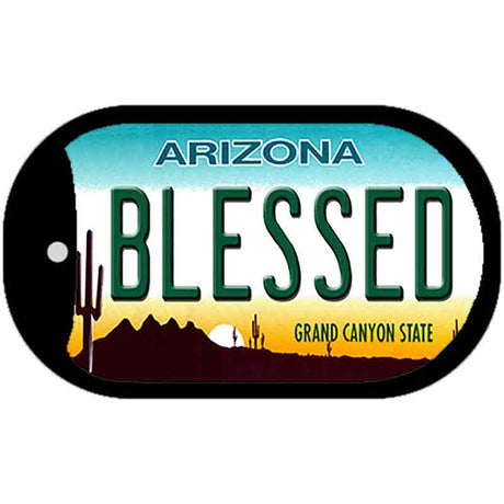 Blessed Arizona Novelty Metal Dog Tag Necklace DT-4262