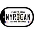 Nyrican Puerto Rico Metal Novelty Dog Tag Necklace DT-4342