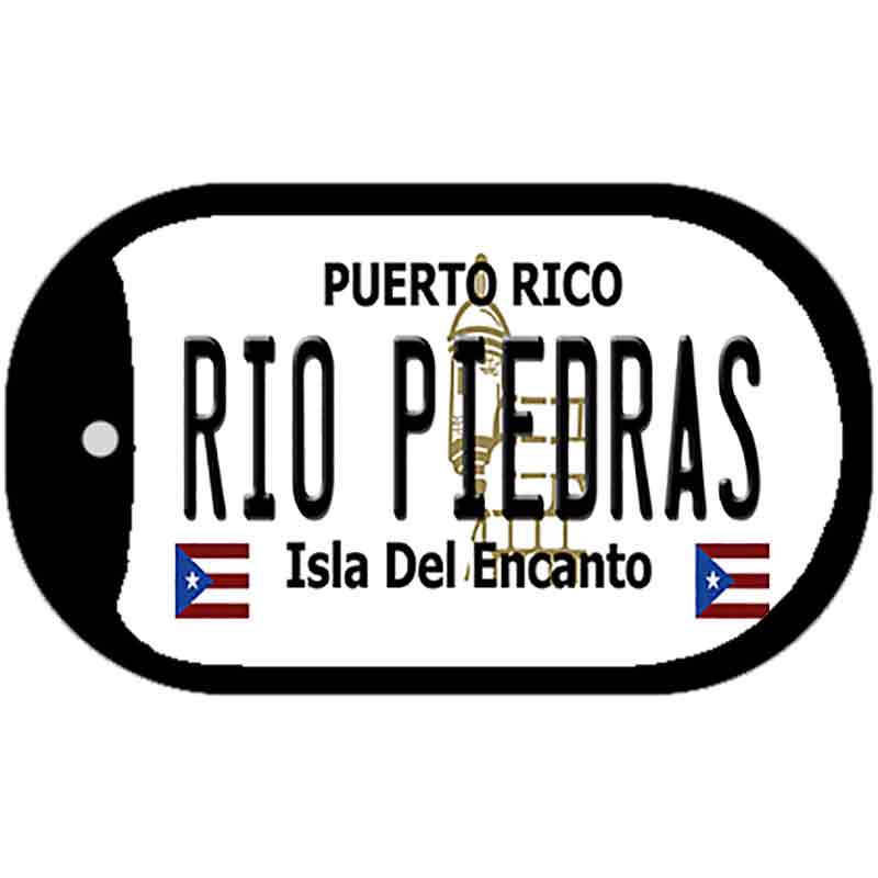 Rio Piedra Puerto Rico Metal Novelty Dog Tag Necklace DT-4343