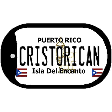 Christorican Puerto Rico Metal Novelty Dog Tag Necklace DT-4344