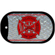 Volunteer Fire Dept Novelty Dog Tag Necklace DT-445