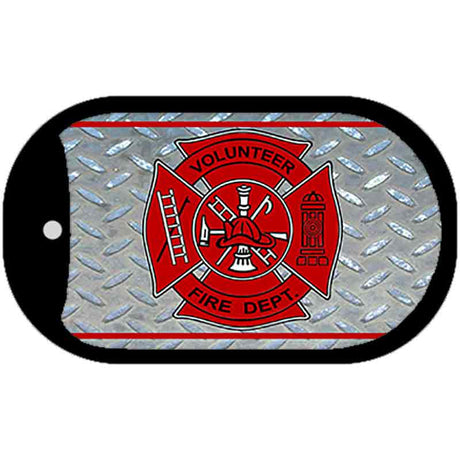 Volunteer Fire Dept Novelty Dog Tag Necklace DT-445