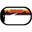 Nebraska State Blank Novelty Metal Dog Tag Necklace DT-4610