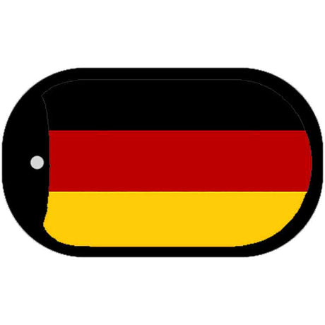 Germany Flag Scroll Metal Novelty Dog Tag Necklace DT-465