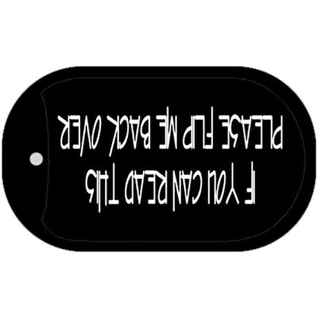 If You Can Read Novelty Metal Dog Tag Necklace DT-4666