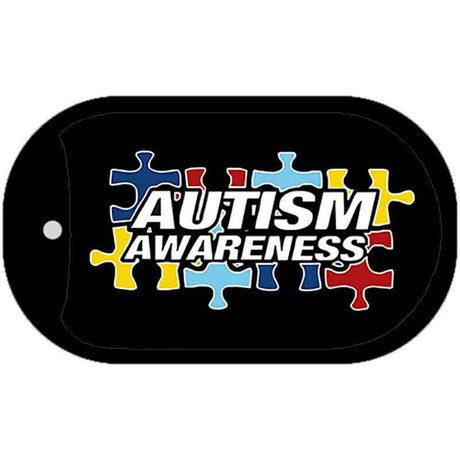 Autism Awareness Novelty Metal Dog Tag Necklace DT-4669