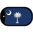 South Carolina State Flag Metal Novelty Dog Tag Necklace DT-469