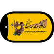 Roadrunner Yellow New Mexico Novelty Metal Dog Tag Necklace DT-472