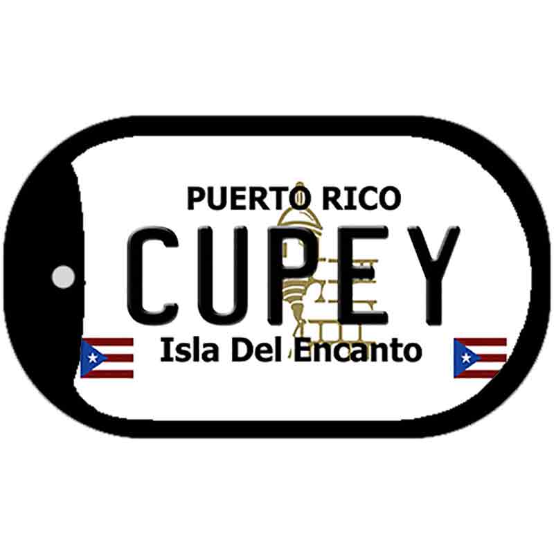 Cupey Puerto Rico Metal Novelty Dog Tag Necklace DT-4750