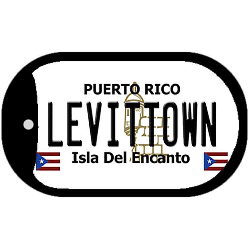 Levittown Puerto Rico Metal Novelty Dog Tag Necklace DT-4751