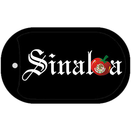 Sinaloa Metal Novelty Dog Tag Necklace DT-4789