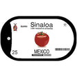 Sinaloa Mexico Blank Novelty Metal Dog Tag Necklace DT-4790