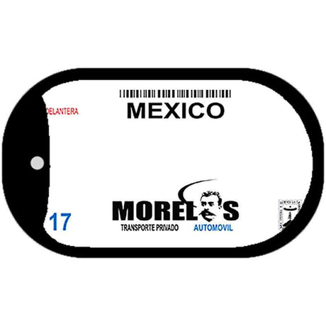 Morelos Mexico Blank Novelty Metal Dog Tag Necklace DT-4795