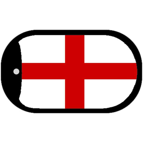 England Flag Scroll Metal Novelty Dog Tag Necklace DT-479