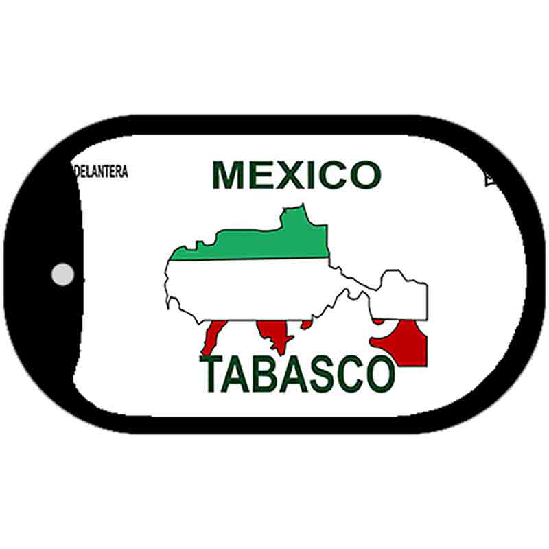 Tabasco Mexico Blank Novelty Metal Dog Tag Necklace DT-4801