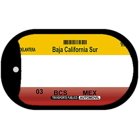 Baja California Sur Mexico Blank Novelty Metal Dog Tag Necklace DT-4814